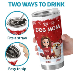 Custom Tumbler - Personalized Christmas Birthday Gifts For Dog Lovers. Dog Dad And Mom - Too Cool For Fetch
