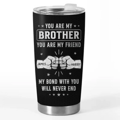 Custom Tumbler - Personalized Birthday Gifts For Dad. Brother. Sister. Kids - Growing Side by Side