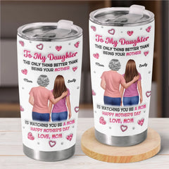 Custom 3D Inflated Effect Printed Tumbler - Personalized Mother's Day Birthday Gifts For Daughter - You Are My Greatest Echo