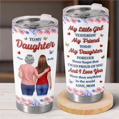 Custom Tumbler - Personalized Birthday Gifts For Daughter - My Sweetest Forever