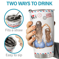 I Want You To Know I Love You & I'm So Proud Of You - Tumbler - To My Daughter. Gift For Daughter. Daughter Gift From Mom. Birthday Gift For Daughter