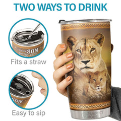 To My Son Never Forget How Much I Love You And That I Always Will - Tumbler - To My Son. Gift For Son. Son Gift From Mom. Birthday Gift For Son