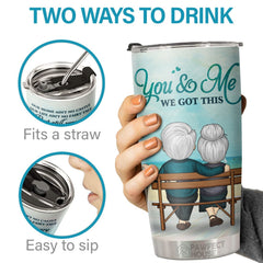 Our Life Ain't No Fairy Tale But Still You Are My Queen Forever - Tumbler - To My Wife. Gift For Wife. Anniversary. Engagement. Wedding. Marriage Gift
