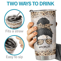 Mom Nutrition Facts - Tumbler - To My Mom. Gift For Mom. Mom Gift From Daughter And Son. Birthday Gift For Mom
