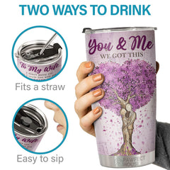 Never Forget How Special You Are To Me The One Who Needs You Till The End - Tumbler - To My Wife. Gift For Wife. Anniversary. Engagement. Wedding. Marriage Gift
