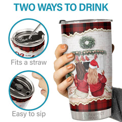 I Promise You Won't Have To Face Problems Alone - Tumbler - Christmas Gift For Family. Couple. Friends. Christmas Decoration. Holiday Gift