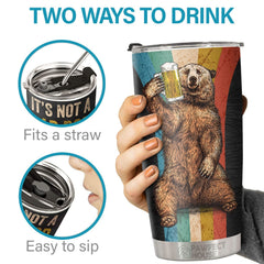 It's Not A Dad Bod. It's A Father Figure - Tumbler - To My Dad. Gift For Dad. Dad Gift From Daughter And Son. Birthday Gift For Dad