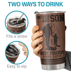 You're The Man Dad The Old Man But Still The Man Papa Bear - Tumbler - To My Dad. Gift For Dad. Dad Gift From Daughter And Son. Birthday Gift For Dad