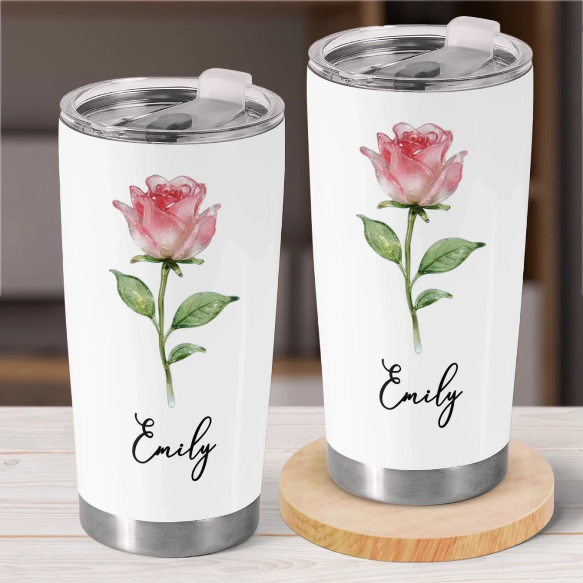 Custom Tumbler - Personalized Best Friend Birthday Gifts For Women. Besties. Sisters. BFF. Family. Yourself - Coffee Gossip Repeat