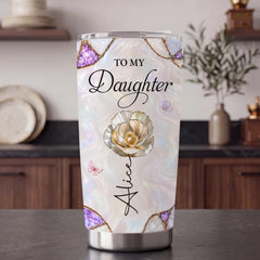 Custom Tumbler - Personalized Birthday Gifts For Daughter. Granddaughter - Forever My Precious Girl