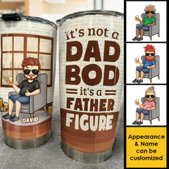 It's Not A Dad Bod But A Charming Father Figure  - Gift For Dad. Grandpa - Personalized Tumbler