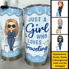 She Lived Happily Ever After - Personalized Tumbler - Gift For Bestie
