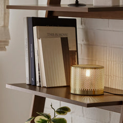 Perforate Table Lamp - Brass