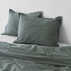Stonewashed Organic Cotton Percale Shams