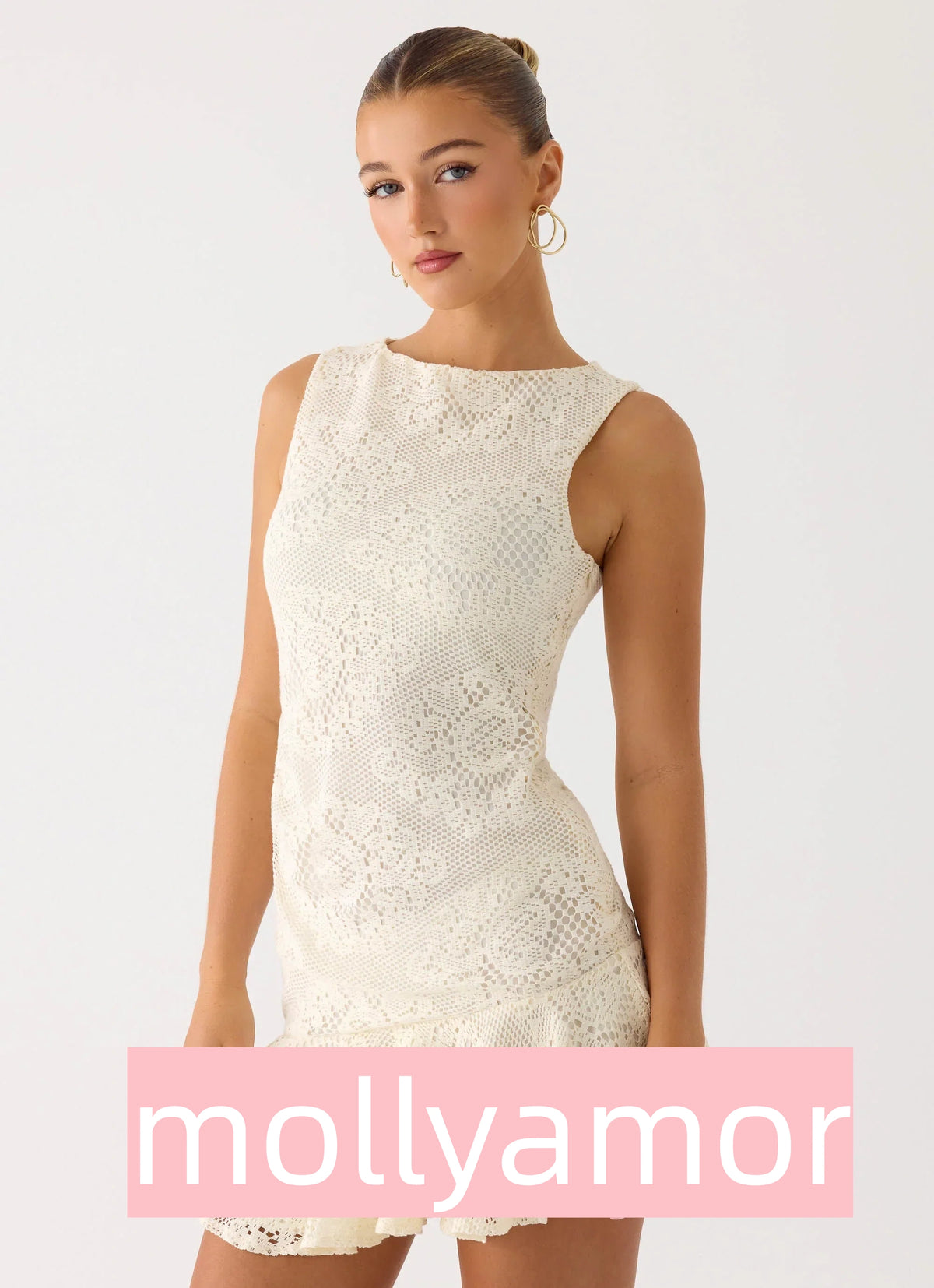 Adoria Mini Dress - Ivory