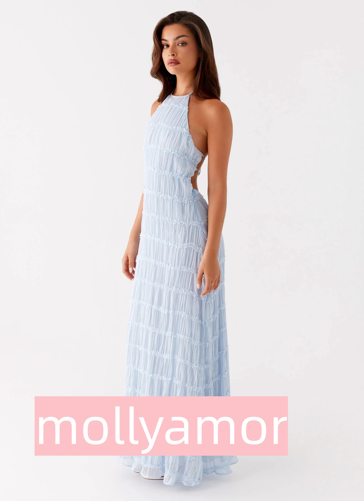 Aullie Maxi Dress - Blue