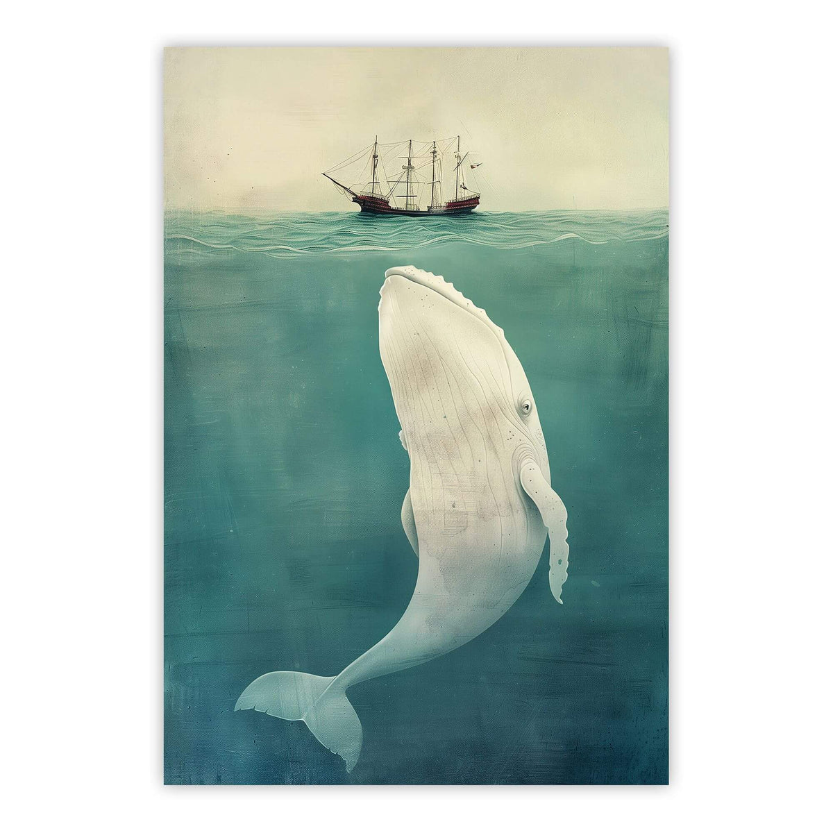 White Whale Print