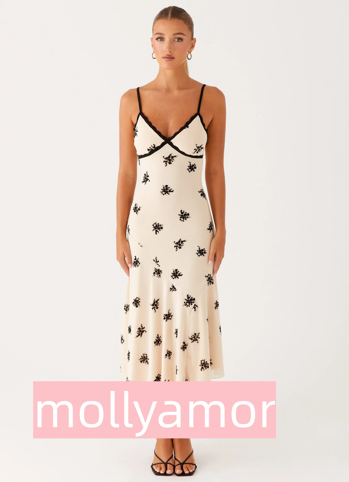 Amelia Midi Dress - Nude