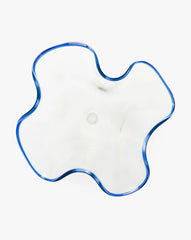 Handmade Glass Ruffled Bowl