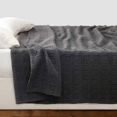 Ayla Organic Cotton Quilted Bed Blanket