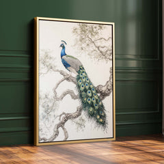 Elegant Peacock Print