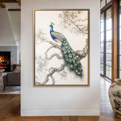 Elegant Peacock Print