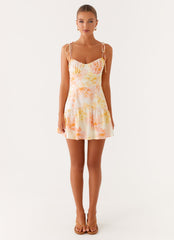 Abby Mini Dress - Floral Print