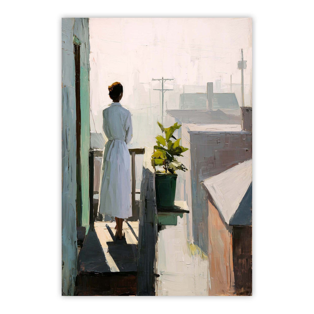 Balcony Stillness Print