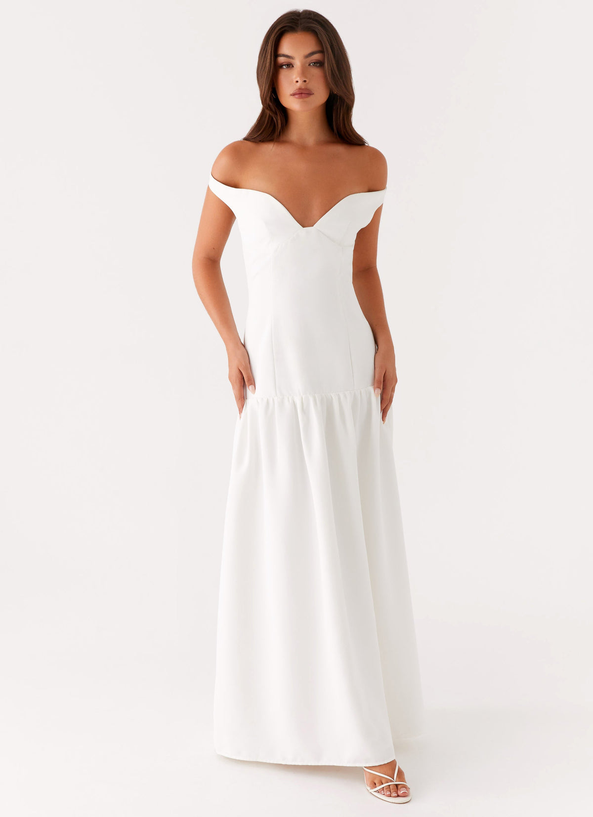 Basel Maxi Dress - White