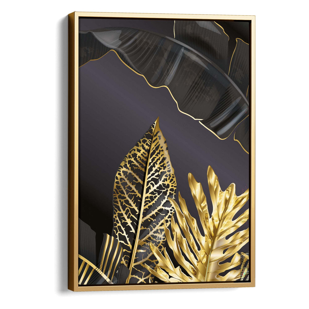 Golden Palm Print