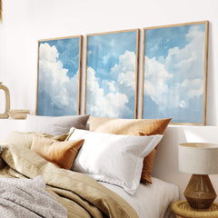 Blissful Clouds Set of 3 Prints