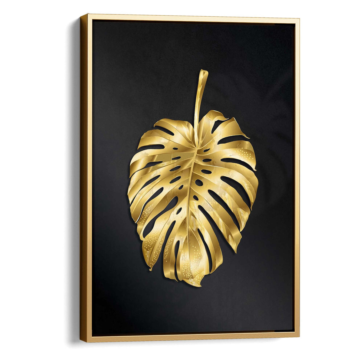 Golden Monstera Print