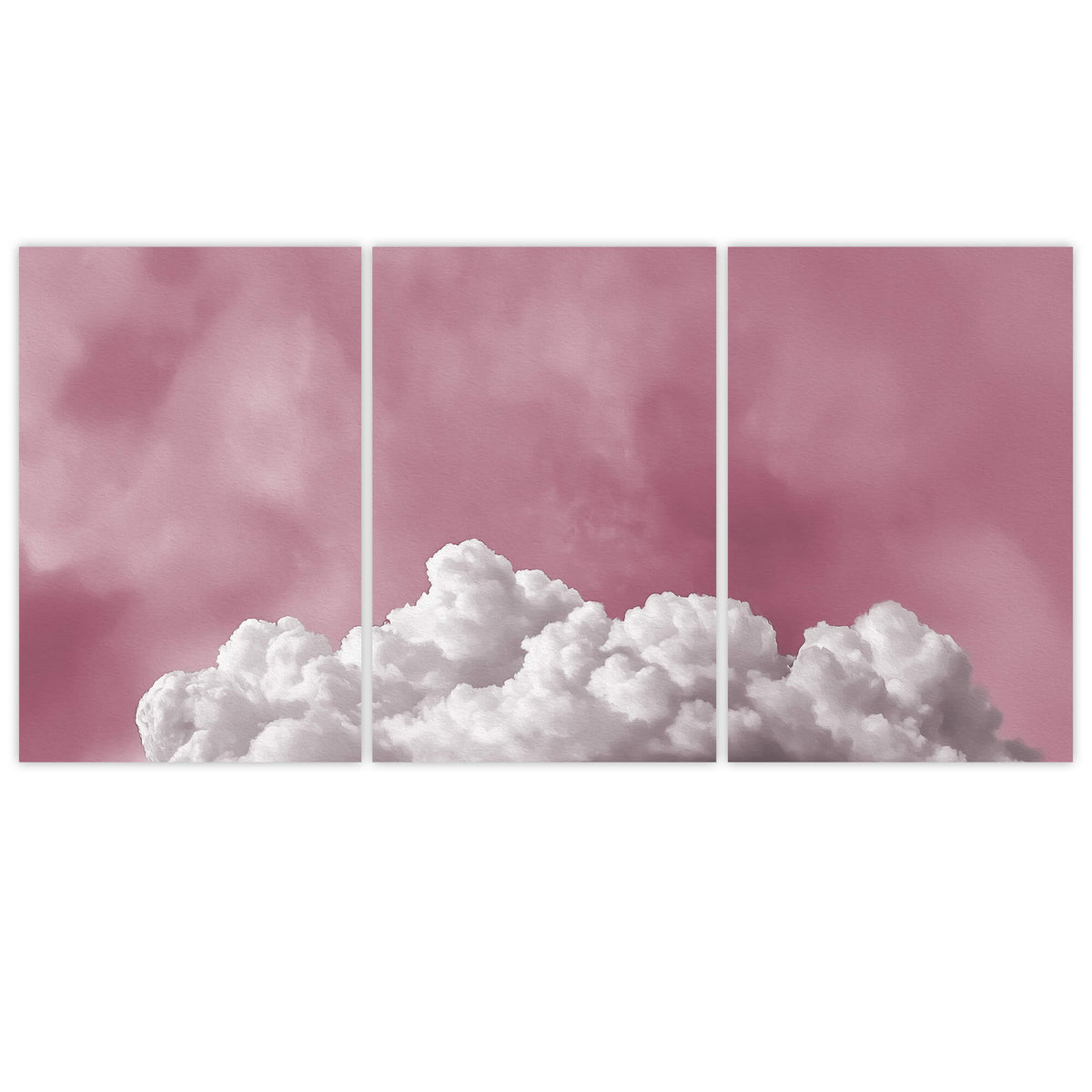 Bubblegum Clouds Set of 3 Prints
