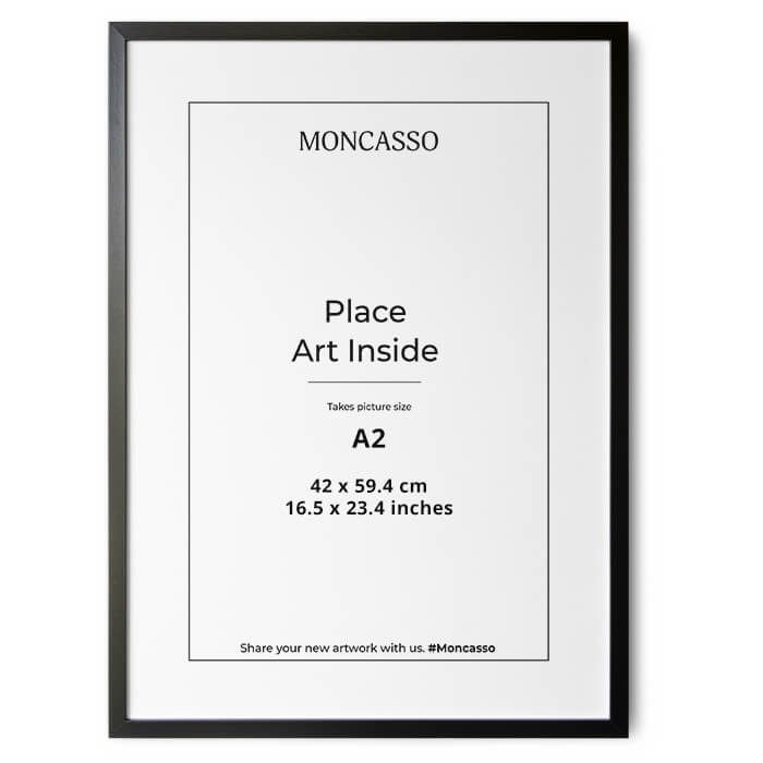 Black Fine Art Frame, A2 (42 x 59.4 cm)