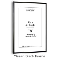 Black Fine Art Frame, A2 (42 x 59.4 cm)