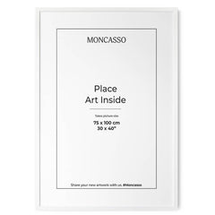 White Fine Art Frame, 75 x 100 cm