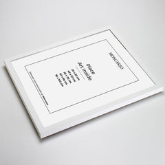 White Fine Art Frame, 75 x 100 cm