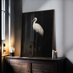 Midnight Crane No2 Print