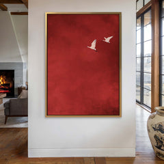 Crimson Skydance Print