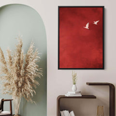 Crimson Skydance Print