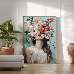 Floral Veil Print