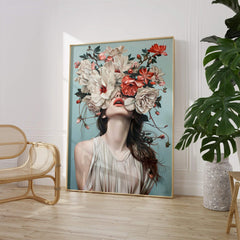 Floral Veil Print