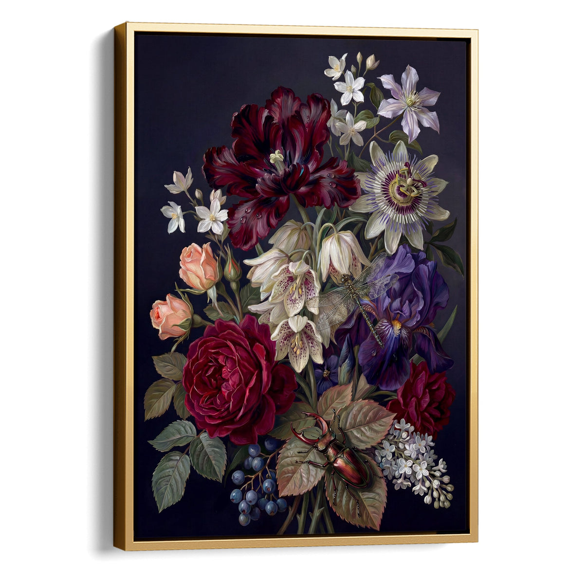 Midnight Botanical Print