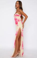 Give Me The World Maxi Dress Rosewater Blush