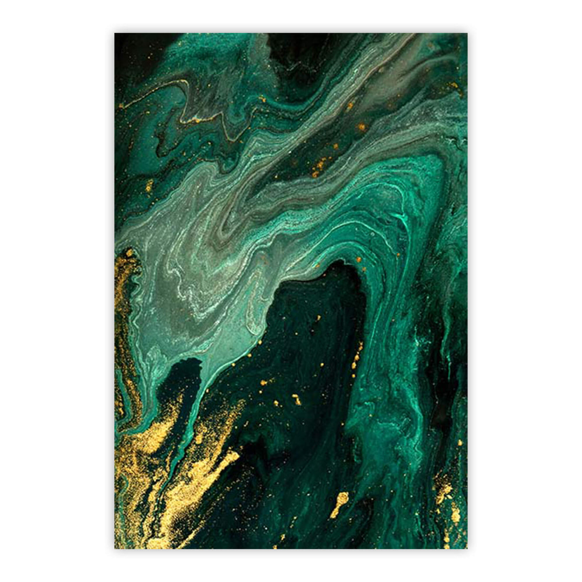Emerald Marble No1 Print