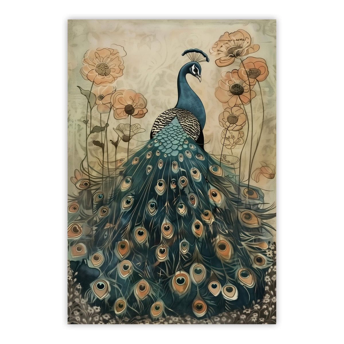 Enchanted Peacock No2 Print