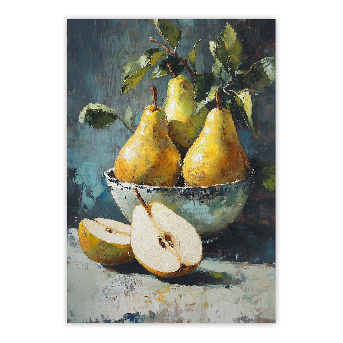 Golden Pears Print