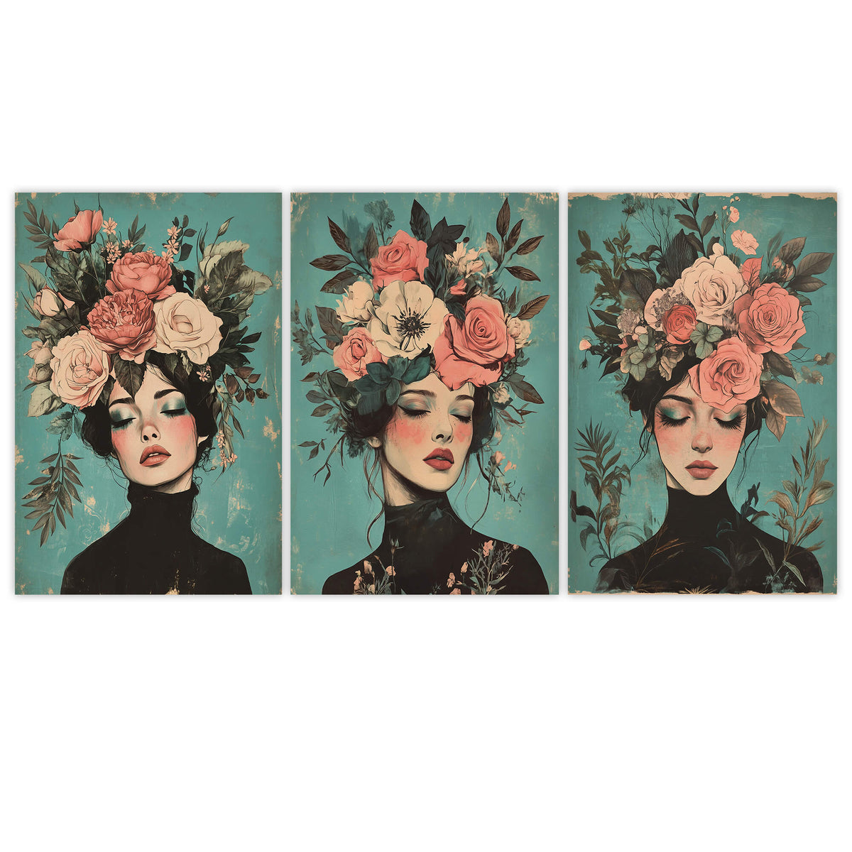 Floral Muse Set of 3 Prints