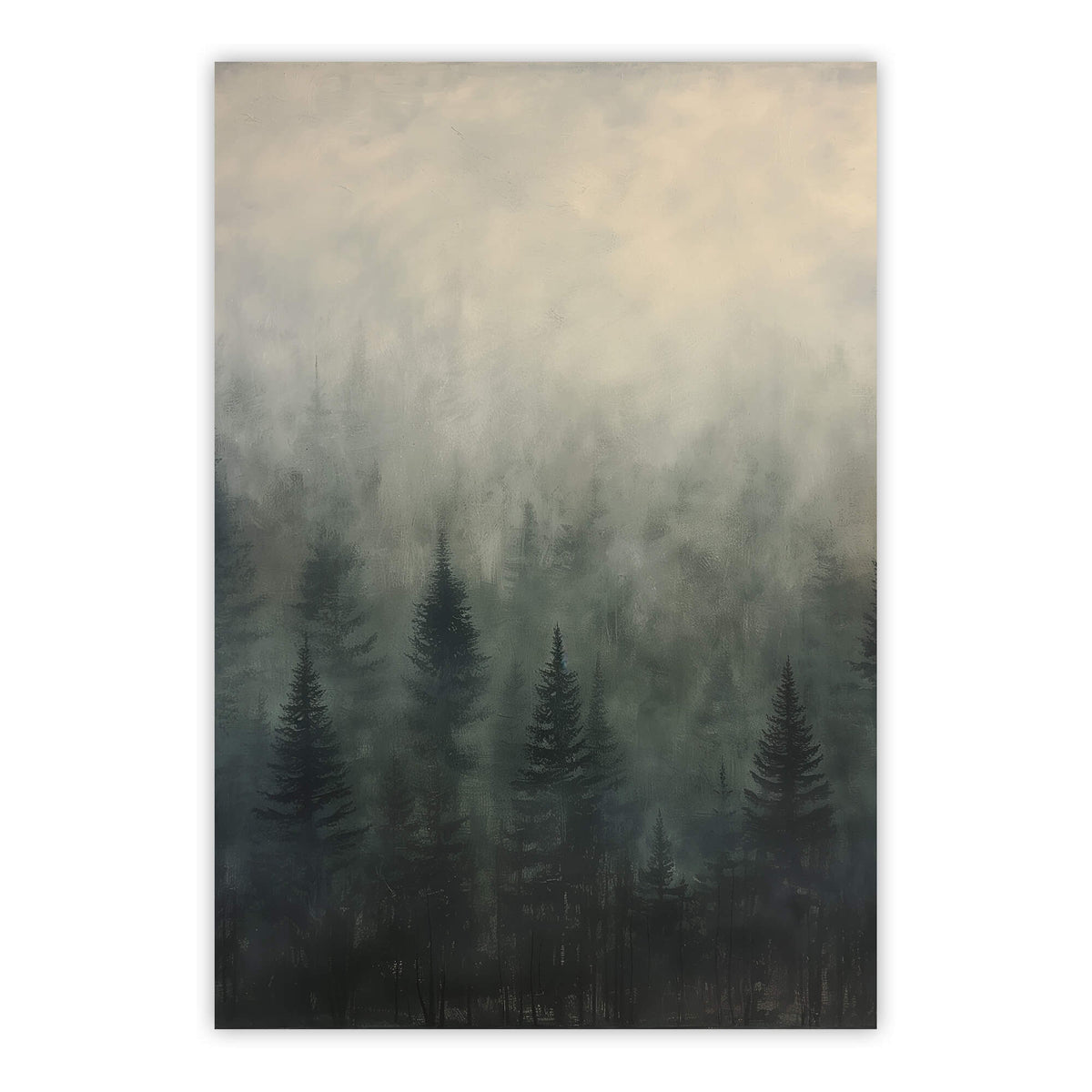 Forest Edge at Dusk Print
