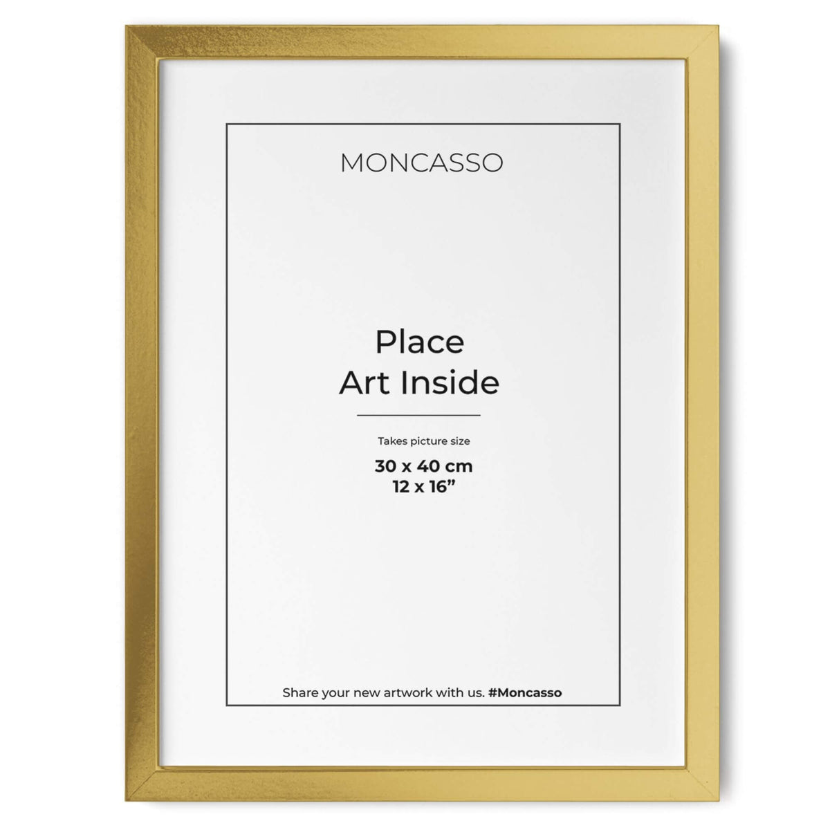 Gold Fine Art Frame, 12" x 16" in